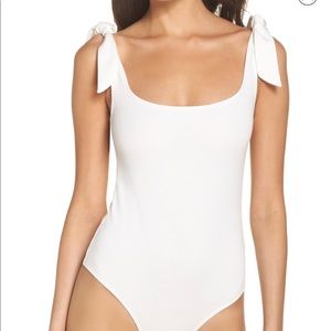 White Free People body suit